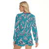 Conjunto de sudadera y pantalón corto de baloncesto de la NBA para mujer de los Charlotte Hornets