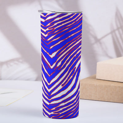 Buffalo Bills Zubaz Zebra Skinny Tumbler – Wild Style, Icy Cold