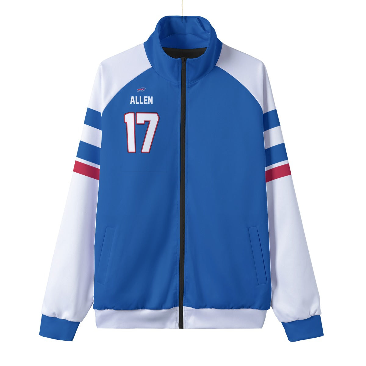 Josh Allen jersey inspired  Buffalo Bills Stand Collar Lining Jacket