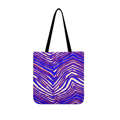 Nfl Football Buffalo Bills zubaz zebra print  Cloth Tote Bag