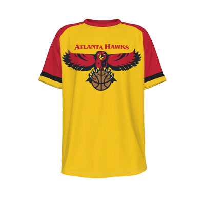Atlanta Hawks NBA basketball O-neck Short Sleeve T-shirt