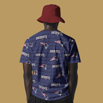 New England Patriots Classic Round Neck T-Shirt for Comfortable Daily Wear