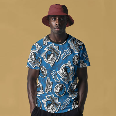 Dallas Mavericks Classic O Neck T Shirt Comfortable Loose Fit Jersey Fabric