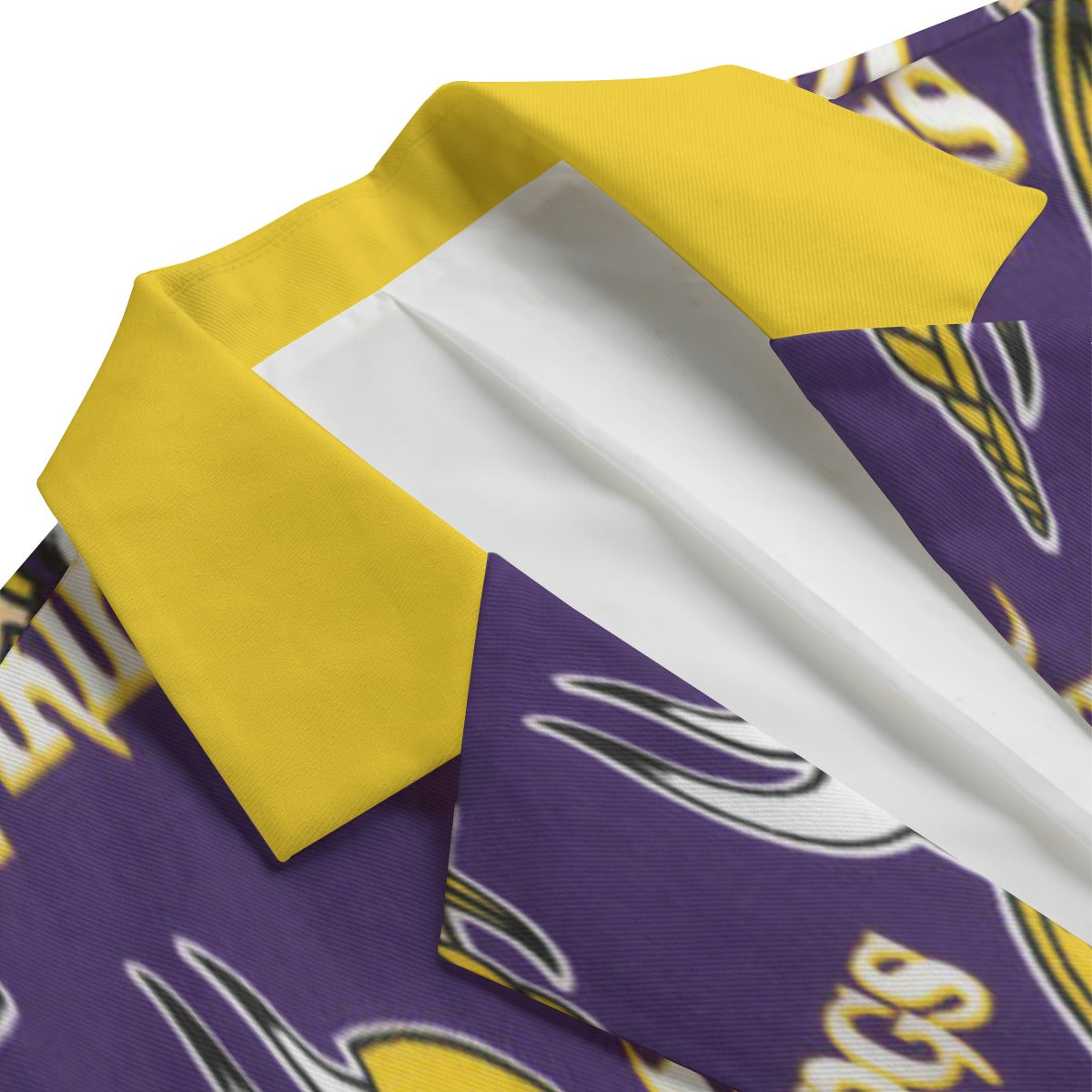 Minnesota Vikings Flat Lapel Collar Blazer