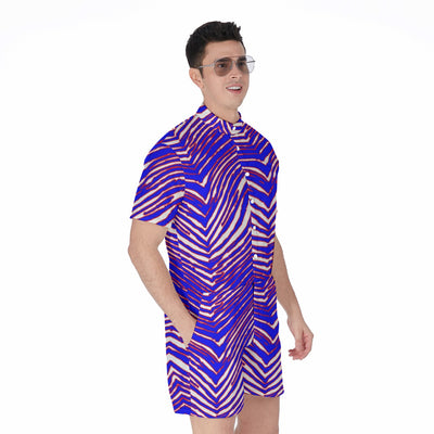 Mono de fútbol americano de la NFL Buffalo Bills con estampado de cebra para hombre