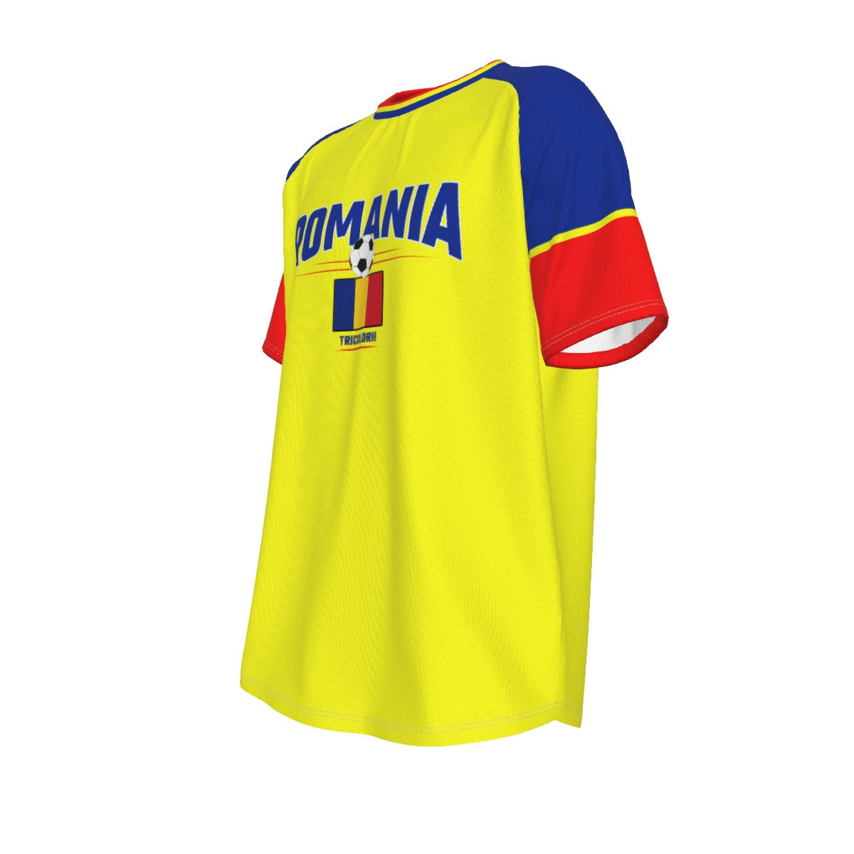 ROMANIA Euro football team O-neck Short Sleeve T-shirt