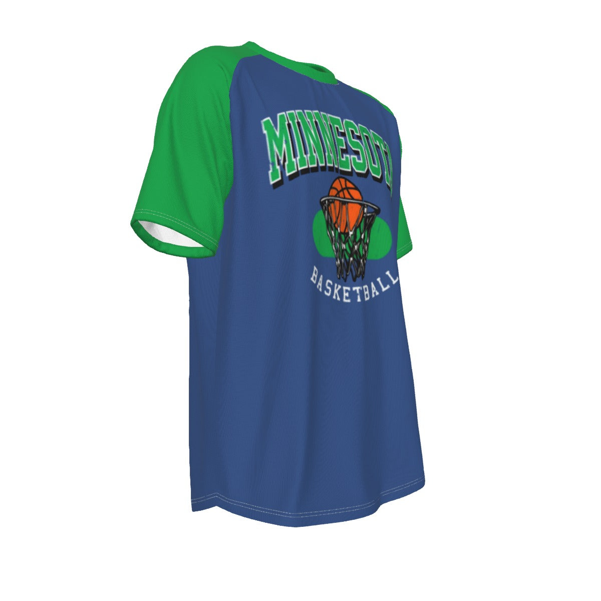Minnesota Timberwolves NBA Basketball Raglan Sleeve T-Shirt