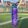 Botella de agua deportiva con estampado de cebra de los Buffalo Bills de la NFL, 32 oz