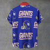 New York Giants Stand Collar Shirt|110GSM Imitation Flax