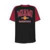 Miami Heat basketball nba raglan  Short Sleeve T-shirt