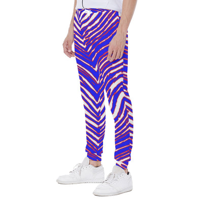 Pantalones unisex ecológicos con estampado de cebra de los Buffalo Bills de la NFL