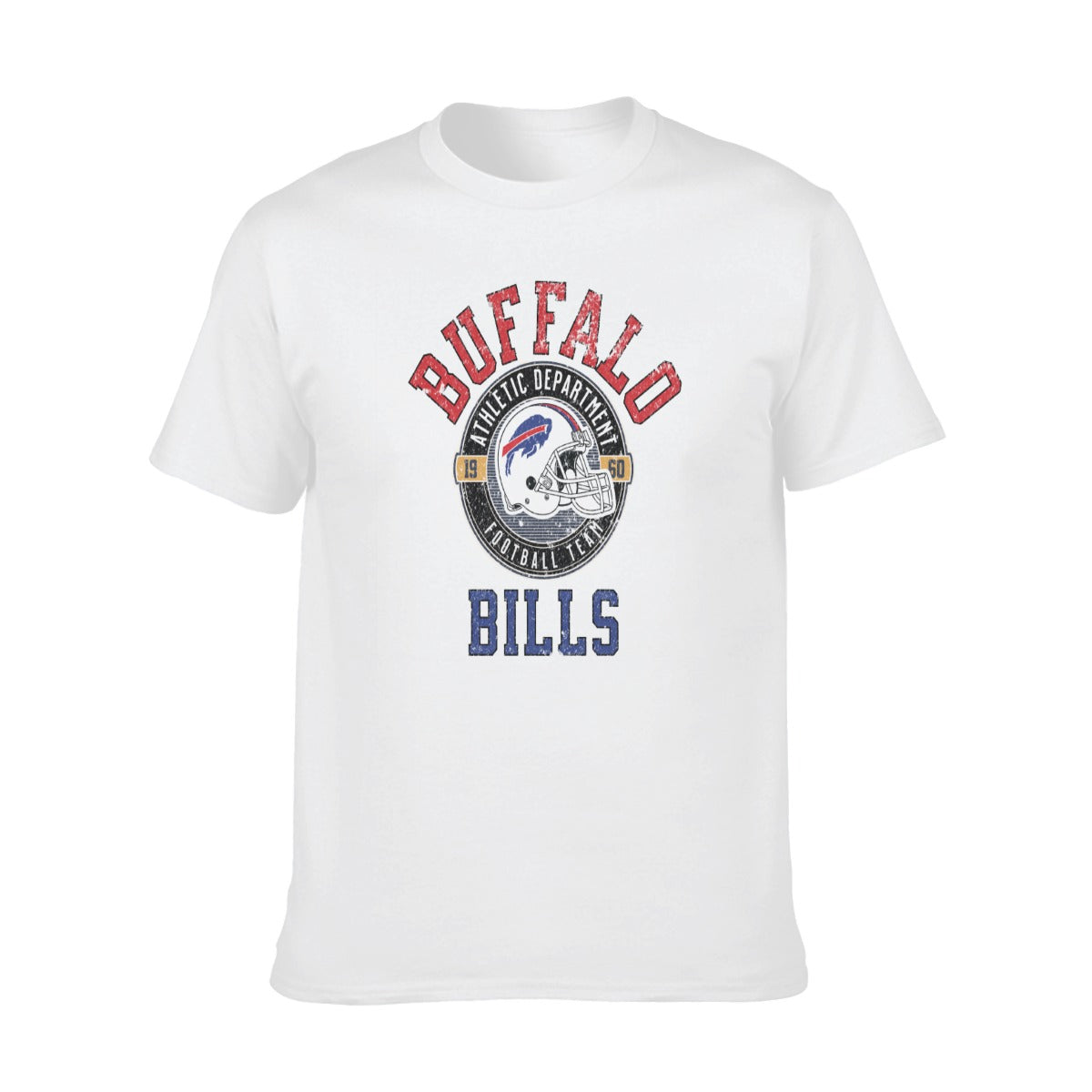 Buffalo Bills O-neck Short Sleeve T-Shirt | 180GSM Cotton (DTF)