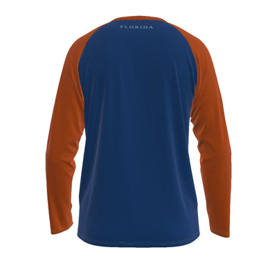 Universidad de Florida - Camiseta de manga larga con mangas raglán de los Gators