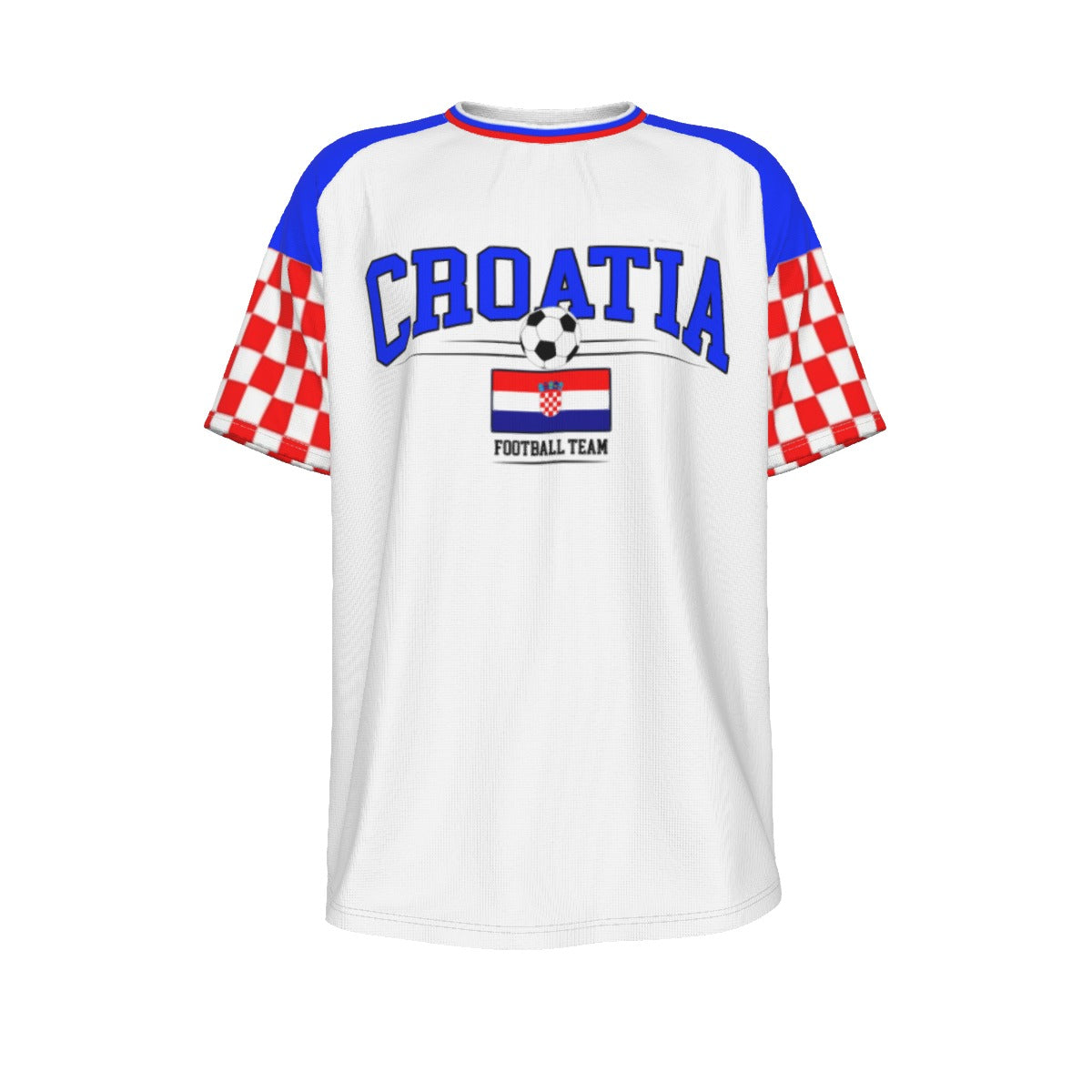 CROATIA Euro football team O-neck Short Sleeve T-shirt