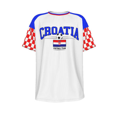 CROATIA Euro football team O-neck Short Sleeve T-shirt