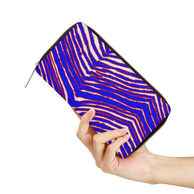Nfl Football Buffalo Bills zubaz zebra print   Mini Purse