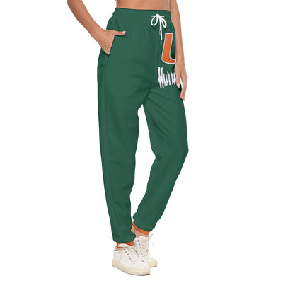 Pantalones casuales para mujer de los Hurricanes de la Universidad de Miami