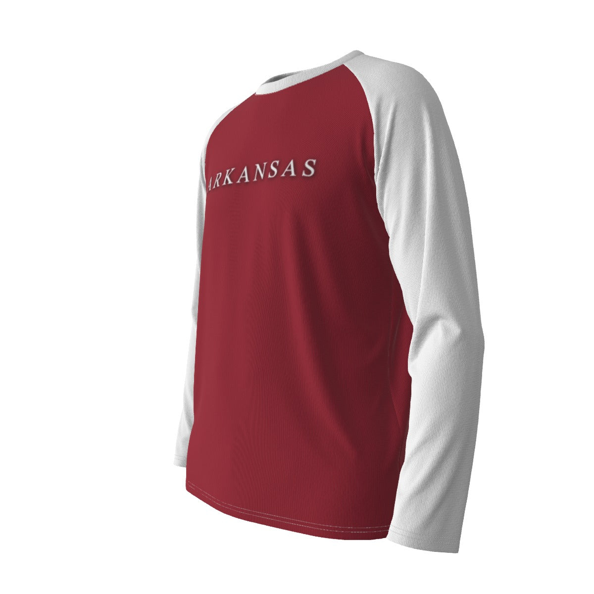 Universidad de Arkansas - Camiseta de manga larga con mangas raglán de los Razorbacks