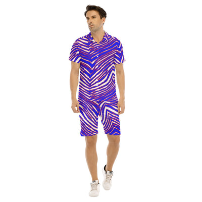 Conjunto de camiseta de manga corta para hombre con estampado de cebra de los Buffalo Bills de la NFL