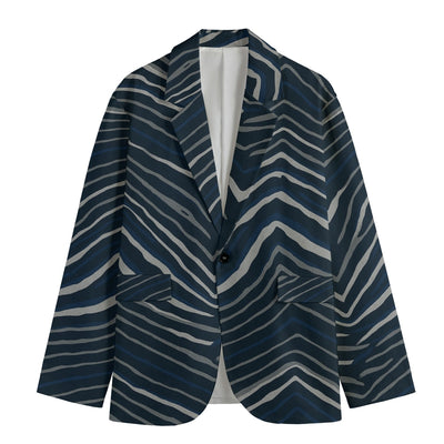 Blazer informal con cuello de solapa plana de los Dallas Cowboys