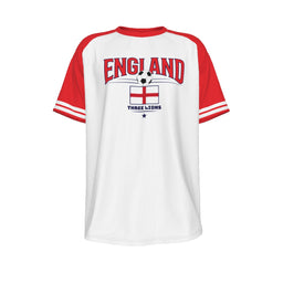 ENGLAND Euro national football team O-neck Short Sleeve T-shirt