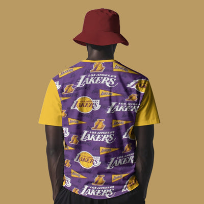 Los Angeles Lakers Classic Round Neck T-Shirt for Daily Comfort and Style