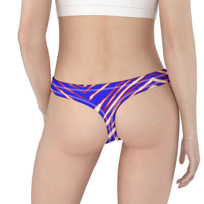 Tanga de mujer con estampado de cebra de los Buffalo Bills de la NFL | 210 g/m²