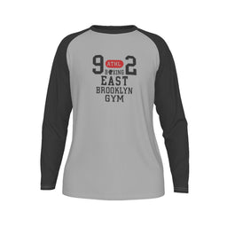 92 East Brooklyn Boxing Gym Men's Long Sleeve T-shirt With Raglan Sleeve baseball style tee