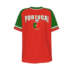 Portugal National football team O-neck Short Sleeve T-shirt