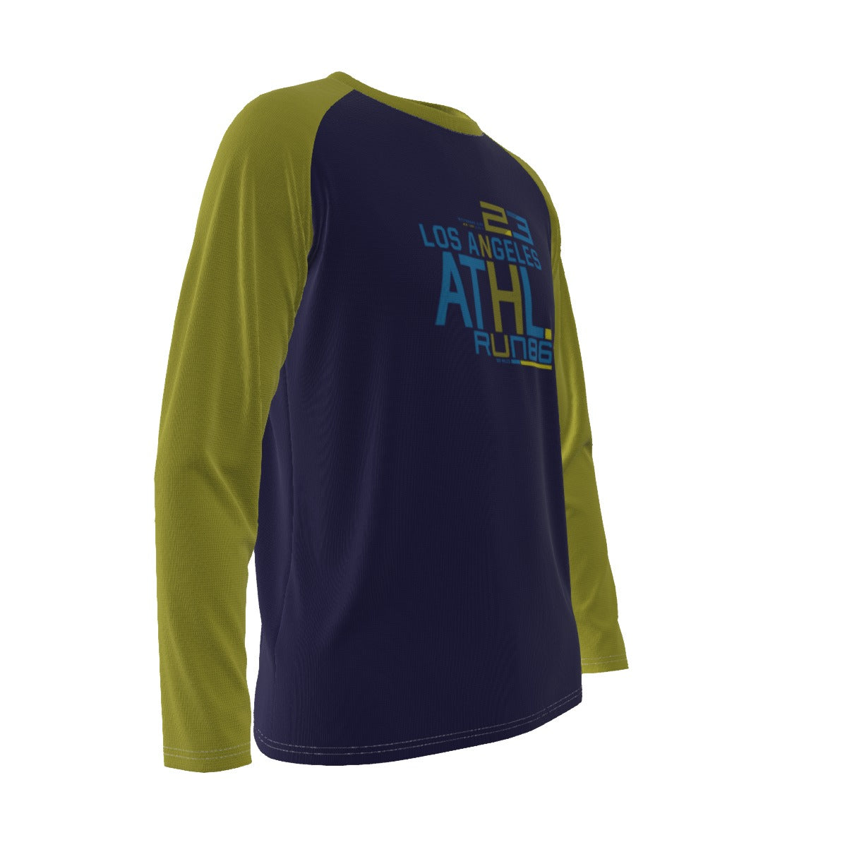 Camiseta deportiva de manga larga con mangas raglán de Los Ángeles