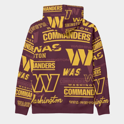 Washington Commanders Classic Pullover Hoodie with Front Pocket and Drawstring