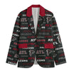 Atlanta Falcons Flat Lapel Collar Blazer