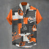 Baltimore Orioles Stand Collar Shirt in Imitation Flax for Ultimate Comfort and Style