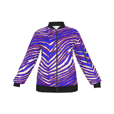 Chaqueta de mujer con estampado de cebra de los Buffalo Bills de la NFL