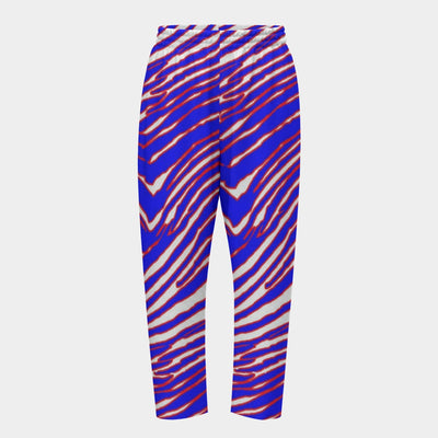 Pantalones deportivos tipo harén para hombre con estampado de cebra de los Buffalo Bills de la NFL