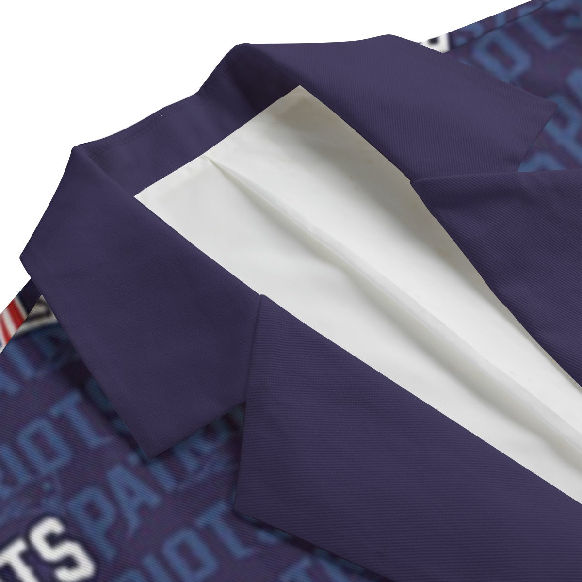 New England Patriots Flat Lapel Collar Blazer