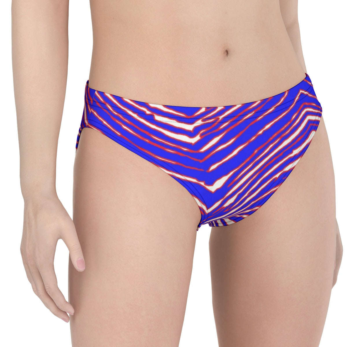 Calzoncillos de mujer con estampado de cebra de los Buffalo Bills de la NFL