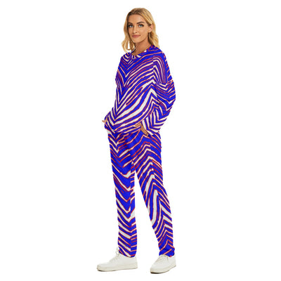 Pijama de mujer con estampado de cebra de los Buffalo Bills de la NFL