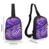 Nfl Football Buffalo Bills zubaz zebra print  Folding chest bag