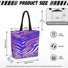 Nfl Football Buffalo Bills zubaz zebra print  Canvas shopping bag