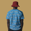 Orlando Magic All Over Print T Shirt for Men Casual Round Neck Comfortable Fit