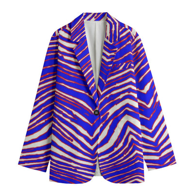 Blazer informal con estampado de cebra de los Buffalo Bills de la NFL | Algodón de 245 g/m²