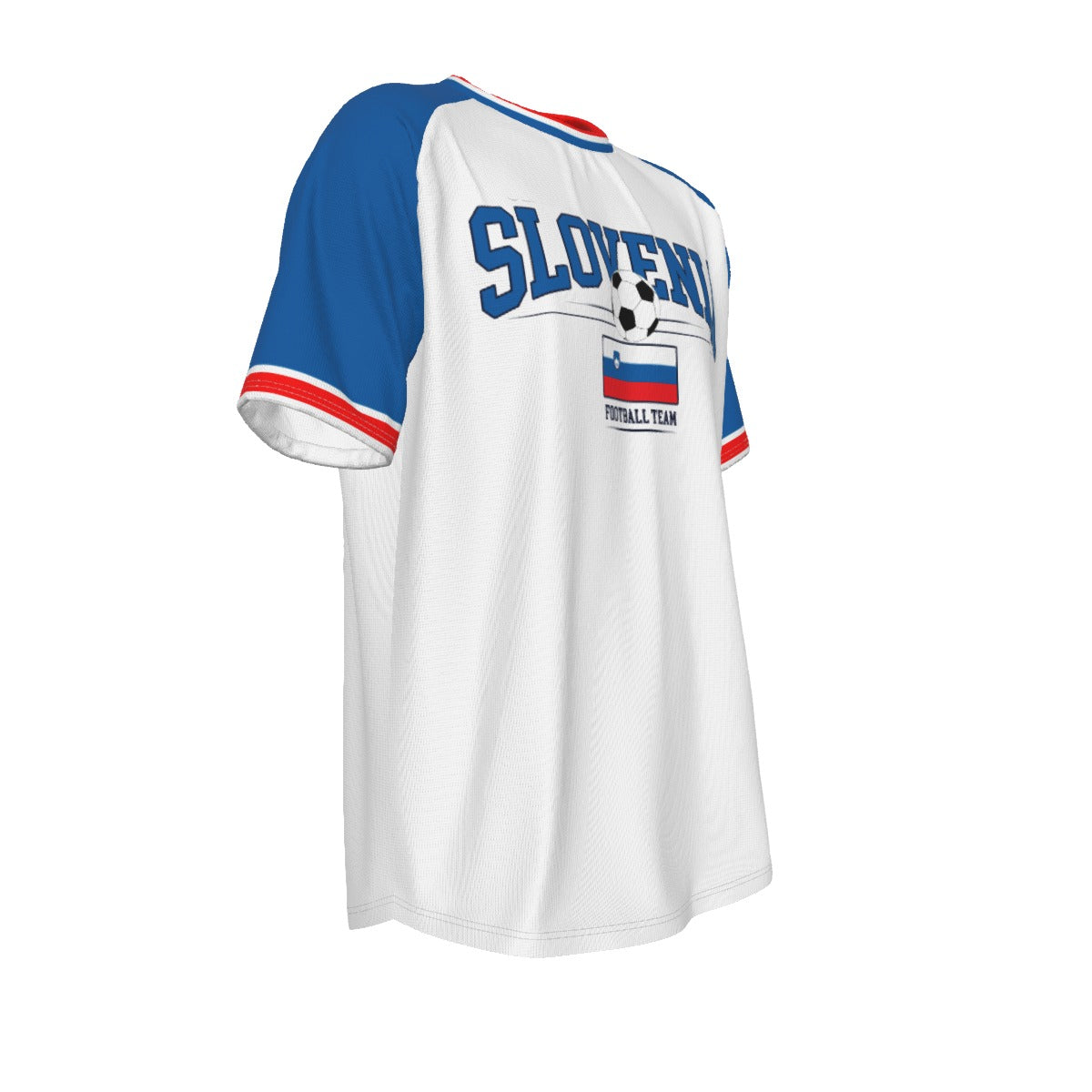 Camiseta de manga corta con cuello redondo de la selección de fútbol de la Eurocopa de ESLOVENIA