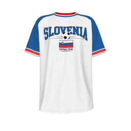 SLOVENIA Euro football team O-neck Short Sleeve T-shirt