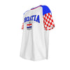 CROATIA Euro football team O-neck Short Sleeve T-shirt