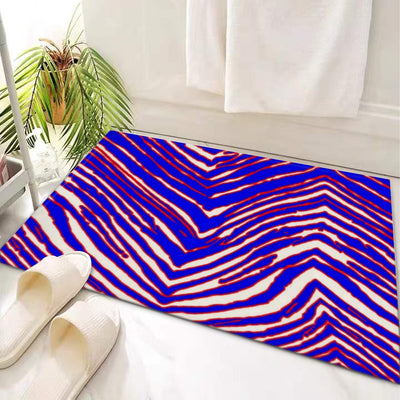 Felpudo con estampado de cebra de los Buffalo Bills de la NFL