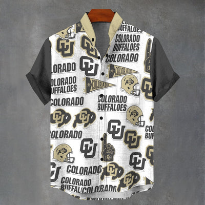 University of Colorado Boulder - Buffaloes Shirt|110GSM Imitation Flax