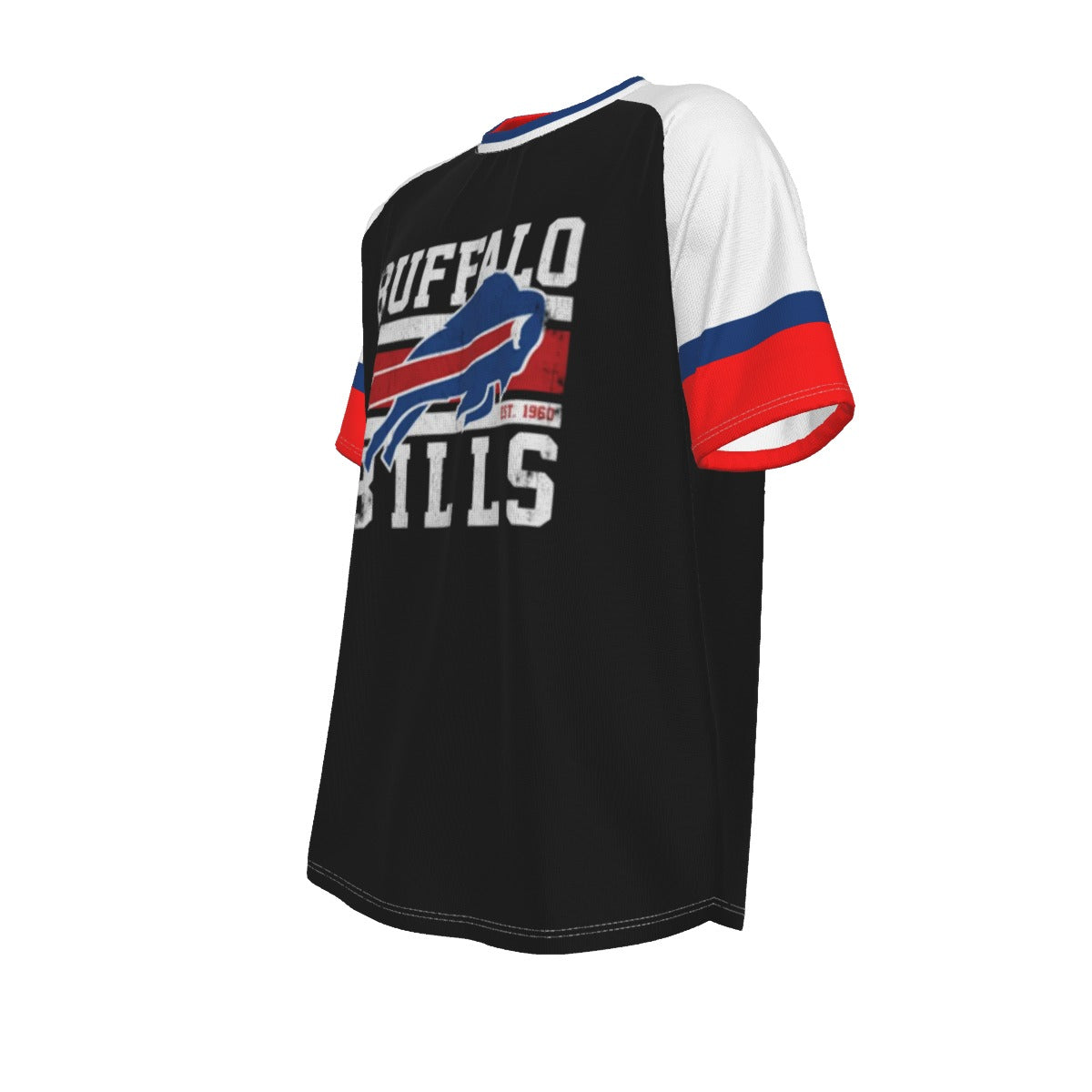 Buffalo Bills Nfl football raglan Short Sleeve T-shirt