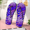 Nfl Football Buffalo Bills zubaz zebra print Flip Flops