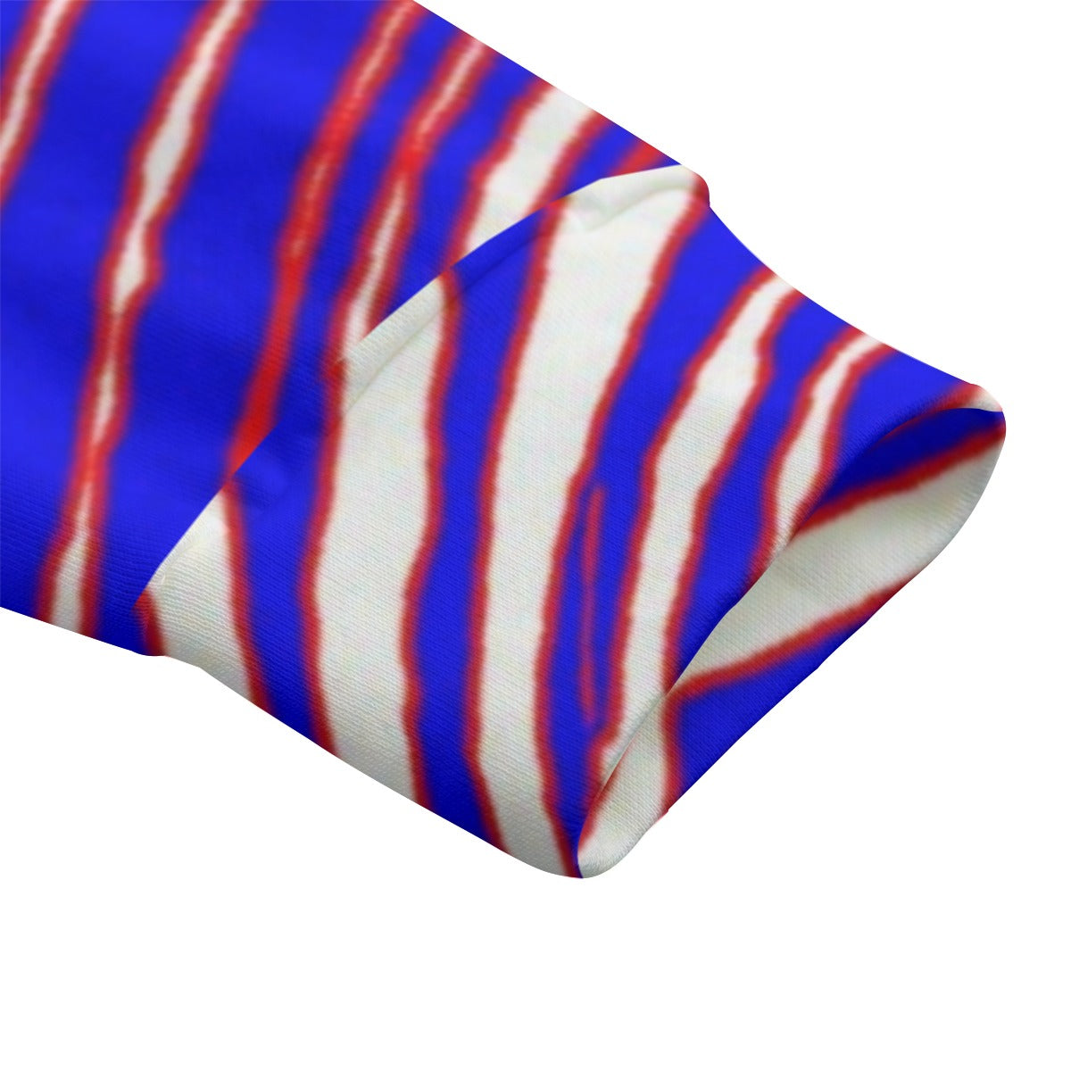 Chaqueta de cuello alto con estampado de cebra Zubaz de los Buffalo Bills de la NFL, manga raglán, algodón GSM